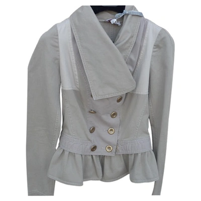 Pre-owned Kenzo Khaki Cotton Jacket