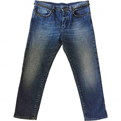 Pre-owned N°21 Slim Jeans In Blue