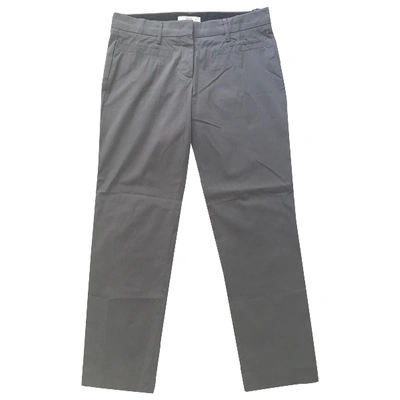 Pre-owned Prada Chino Pants In Grey