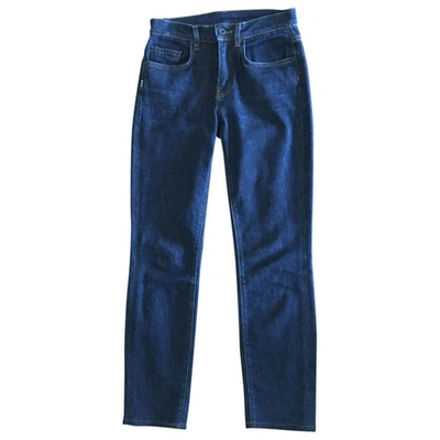 Pre-owned Proenza Schouler Slim Jeans In Blue