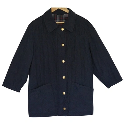 Pre-owned Burberry Jacket In Navy