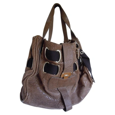 Pre-owned Jimmy Choo Brown Leather Handbag