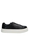 Eytys Doja Low-top Leather Trainers In Black