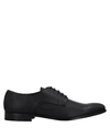 Grey Daniele Alessandrini Lace-up Shoes In Black