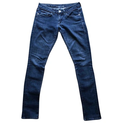 Pre-owned Marc By Marc Jacobs Slim Jeans In Blue