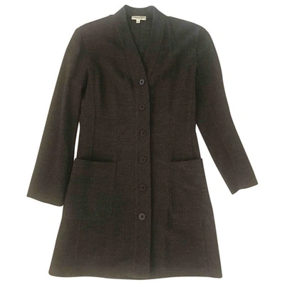 Pre-owned Giorgio Armani Wool Coat