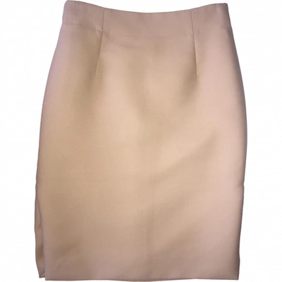 Pre-owned Balenciaga Mid-length Skirt In Beige