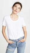 MONROW OVERSIZE CREW NECK TEE WHITE,HRLOW40573