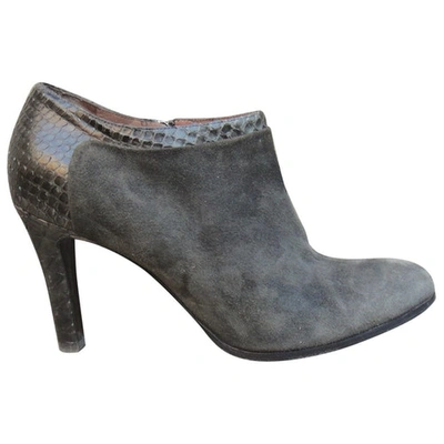 Pre-owned Jil Sander Ankle Boots In Grey