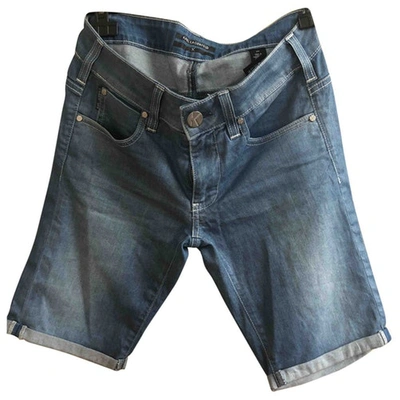 Pre-owned Karl Lagerfeld Blue Denim - Jeans Shorts