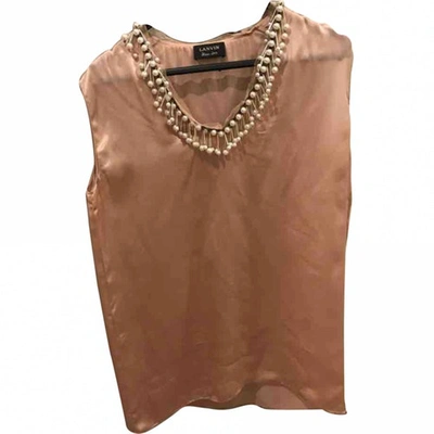 Pre-owned Lanvin Silk Blouse In Other