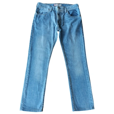 Pre-owned Levi's Slim Pants In Blue