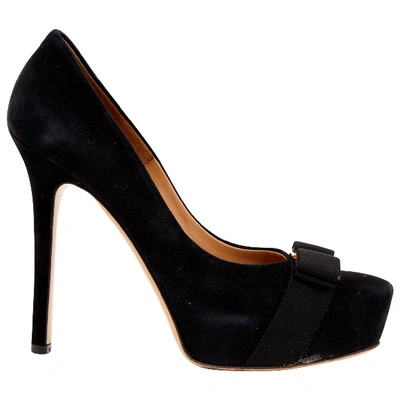 Pre-owned Ferragamo Heels In Black