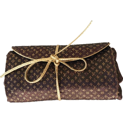 Pre-owned Louis Vuitton Clutch Bag In Brown