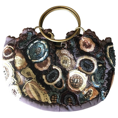 Pre-owned Jamin Puech Leather Mini Bag In Purple