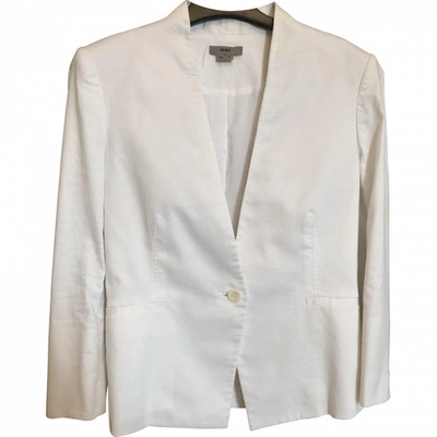 Pre-owned Helmut Lang White Cotton Jacket