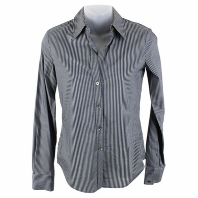 Pre-owned Theory Grey Cotton  Top