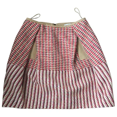 Pre-owned Carven Mini Skirt In Multicolour