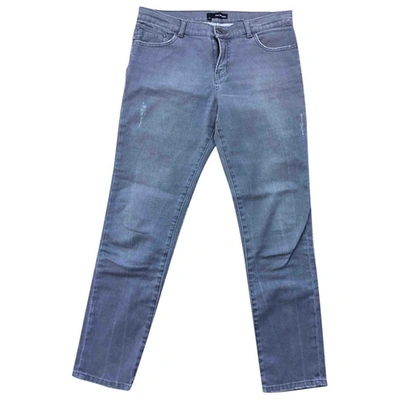 Pre-owned The Kooples Slim Jeans In Grey