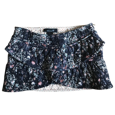 Pre-owned Isabel Marant Mini Skirt In Navy