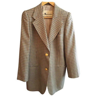 Pre-owned Aquascutum Wool Jacket