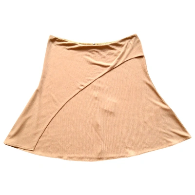 Pre-owned Emporio Armani Mid-length Skirt In Beige