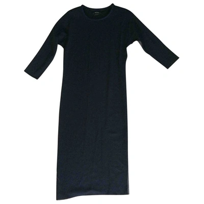 Pre-owned Isabel Marant Wool Mid-length Dress In Navy