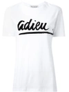 ETRE CECILE Adieu Print T-Shirt,ADIEUTFL