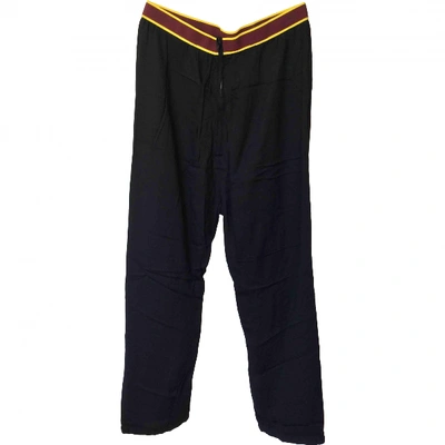 Pre-owned Marni Trousers In Black