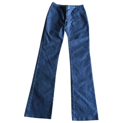Pre-owned Joseph Slim Jeans In Blue