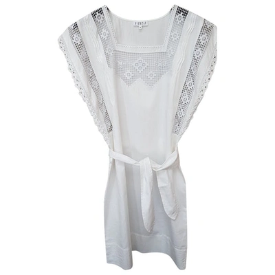 Pre-owned Claudie Pierlot Mini Dress In White