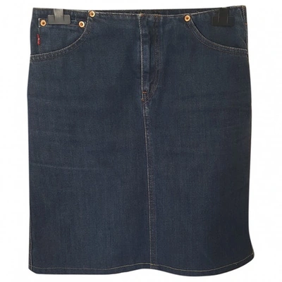 Pre-owned Levi's Mini Skirt In Blue