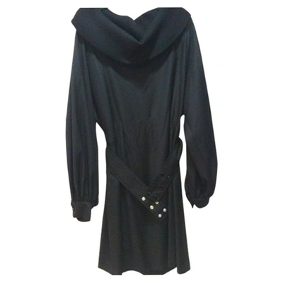 Pre-owned Kenzo Black Wool Dress