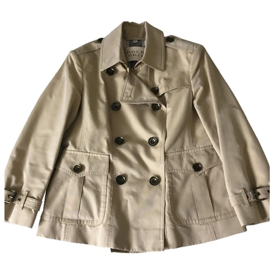 Pre-owned Burberry Trench Coat In Beige