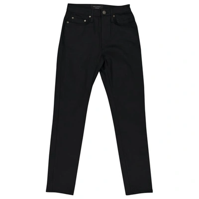Pre-owned Equipment Straight Jeans In Black