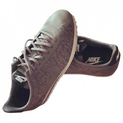 Pre-owned Nike Cortez Trainers In Grey