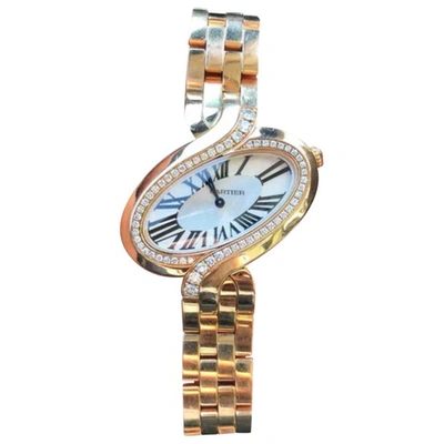 Pre-owned Cartier Pink Pink Gold Watch