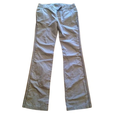 Pre-owned Zadig & Voltaire Cotton Trousers