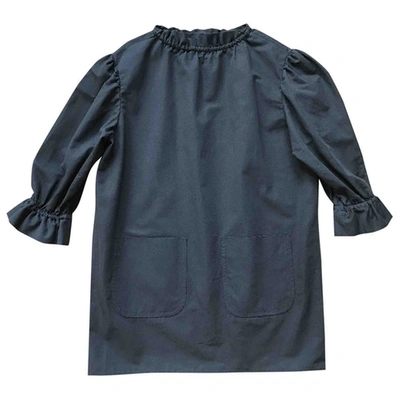 Pre-owned Atlantique Ascoli Black Linen Dress