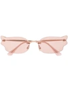 JIMMY CHOO EMBER/S BKU/2S SUNGLASSES