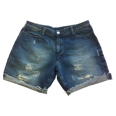 Pre-owned Iro Blue Denim - Jeans Shorts