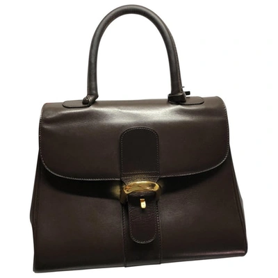 Pre-owned Delvaux Le Brillant Brown Leather Handbag