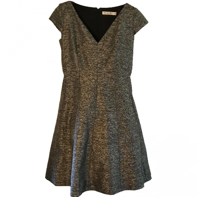 Pre-owned Dior Silk Mid-length Dress In Anthracite