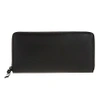 Comme Des Garçons Glossed-leather Continental Wallet In Very Black