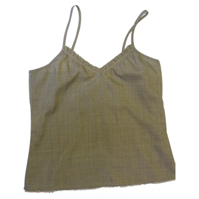 Pre-owned Marni Strappy Top In Beige