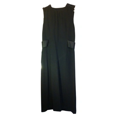 Pre-owned Diane Von Furstenberg Black Wool Dress
