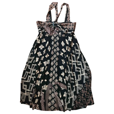 Pre-owned Max Mara Mini Dress In Brown