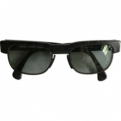 Pre-owned Alain Mikli Sunglasses In Black