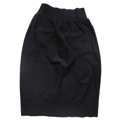 Pre-owned Sonia Rykiel Cotton Skirt In Black