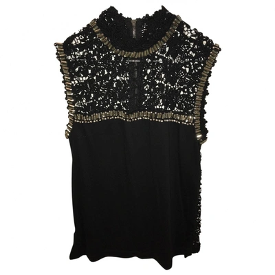 Pre-owned Pinko Vest In Black